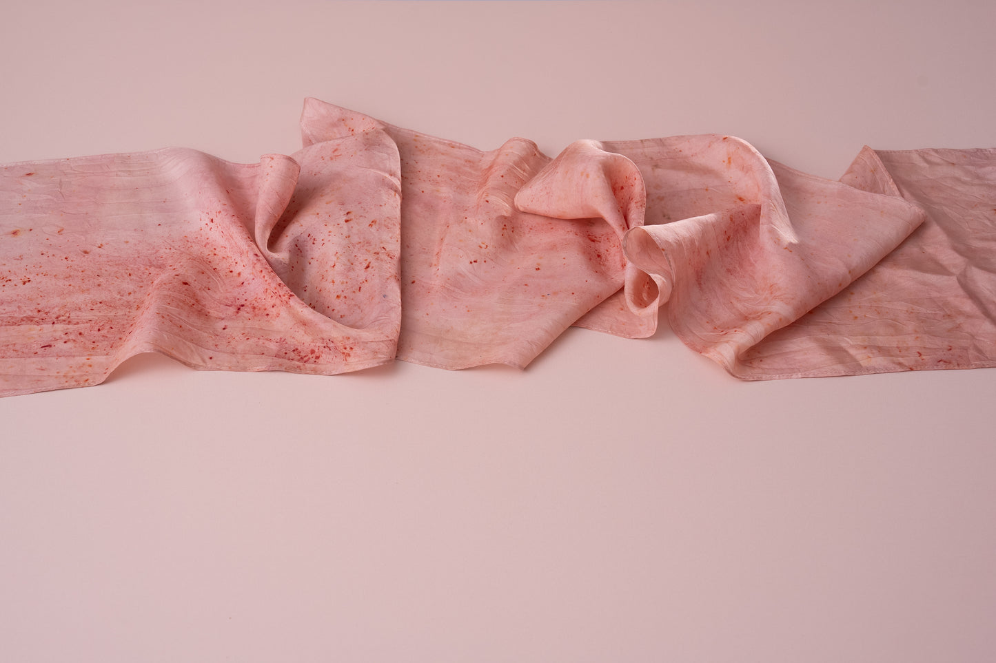 Silk scarf - Long - Cochineal Bloom