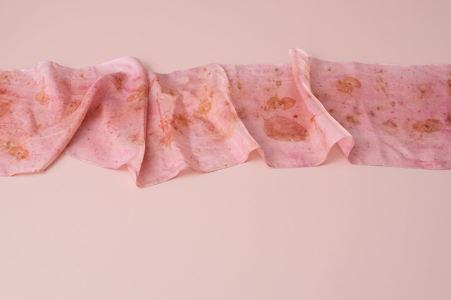 Silk scarf - Short - cochineal pink