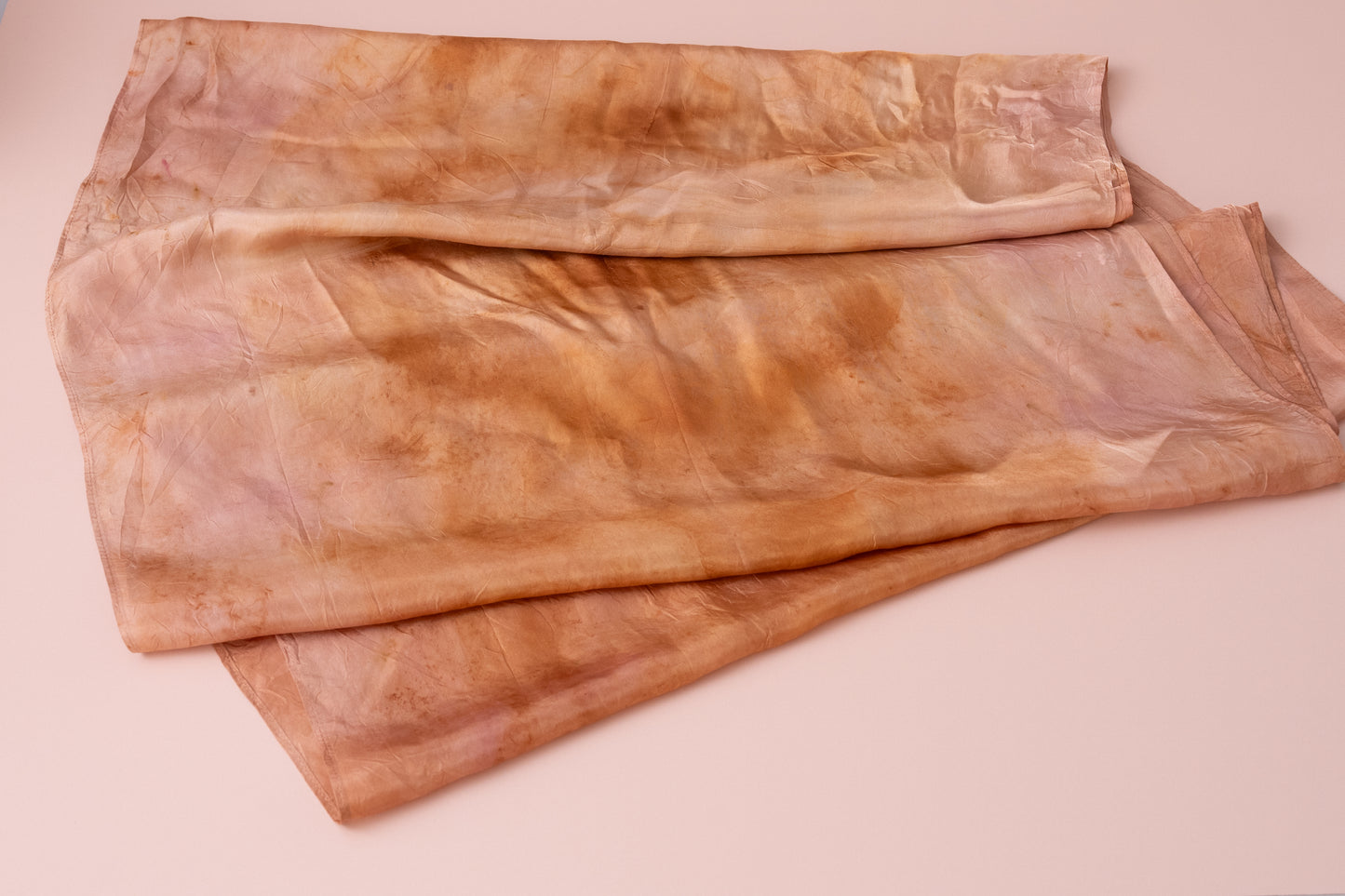 Silk Scarf - Large - Eucalyptus & Cutch