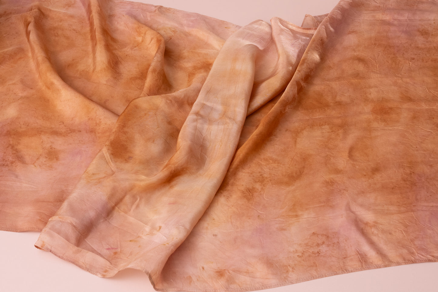 Silk Scarf - Large - Eucalyptus & Cutch