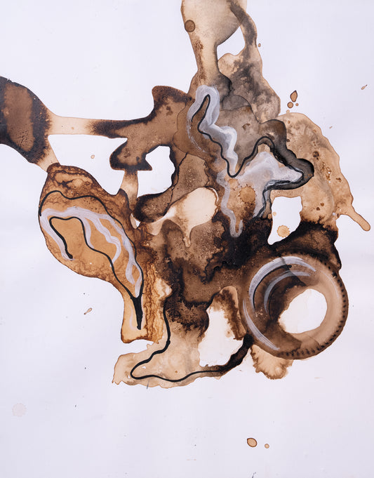 Painting (Unframed) - Residual Stains Series (Originals) 1-12