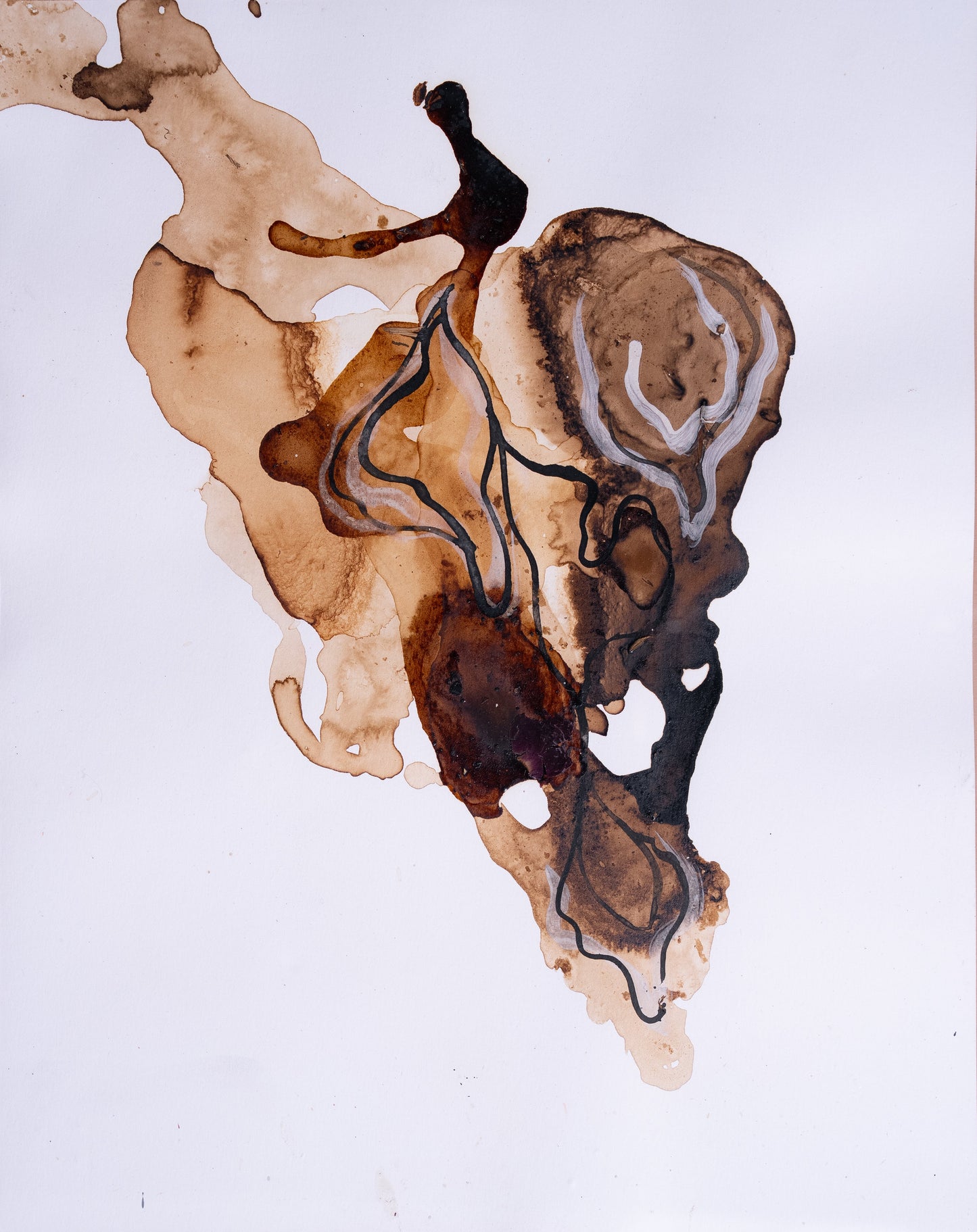 Painting (Unframed) - Residual Stains Series (Originals) 1-12