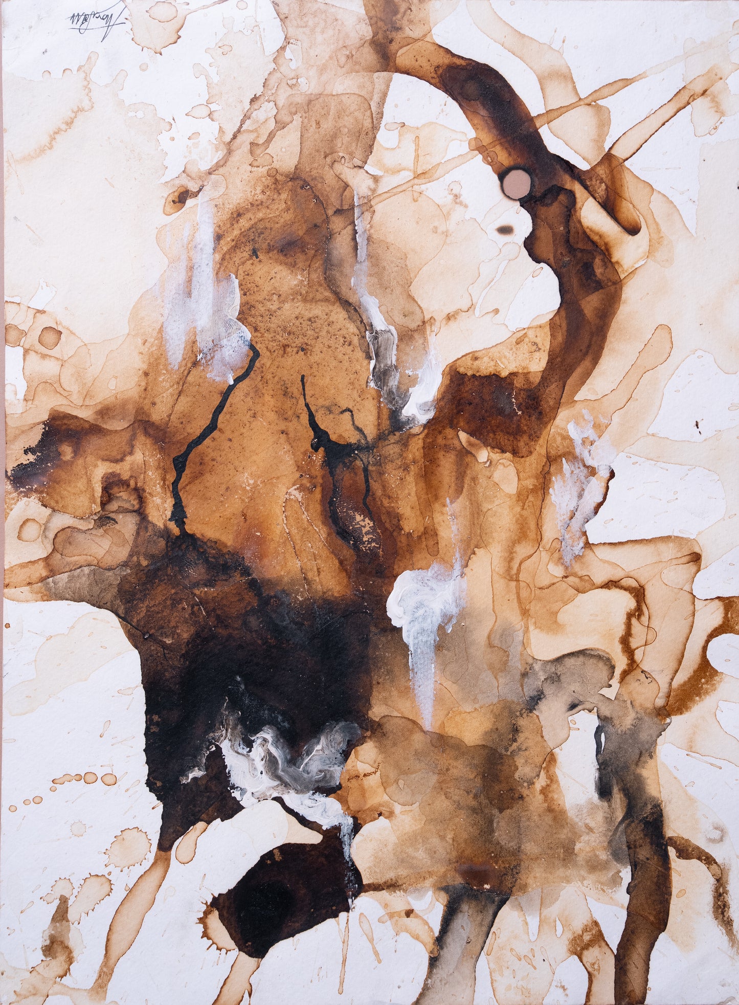 Painting (Unframed) - Residual Stains Series (Originals) 1-12