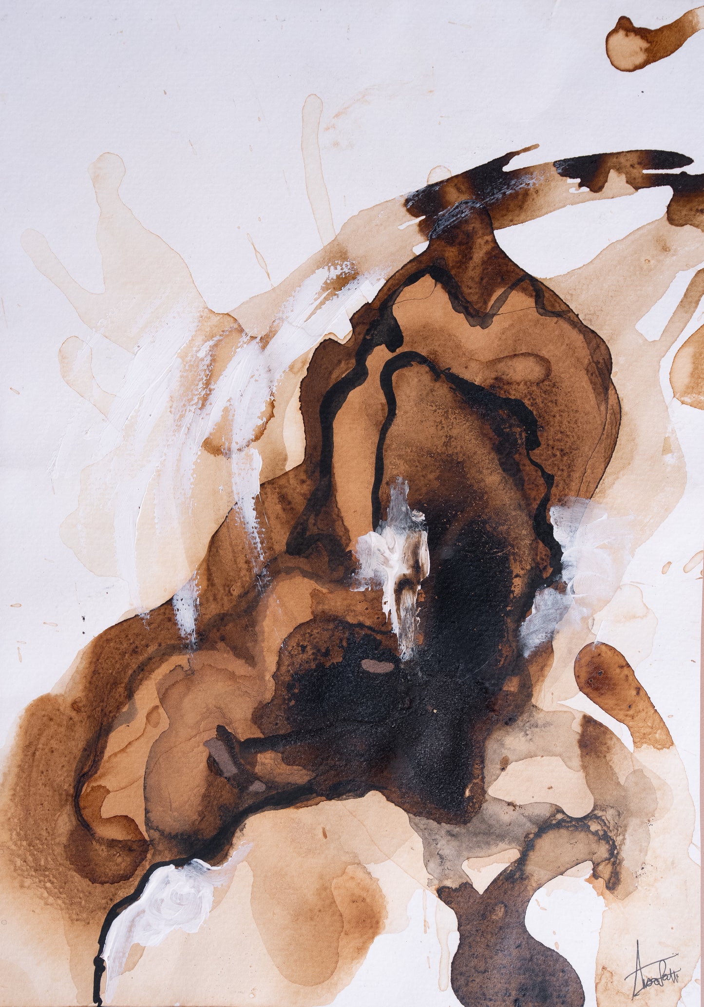 Painting (Unframed) - Residual Stains Series (Originals) 1-12