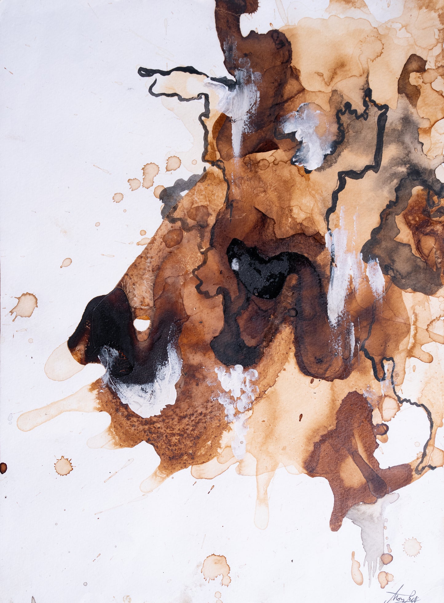 Painting (Unframed) - Residual Stains Series (Originals) 1-12