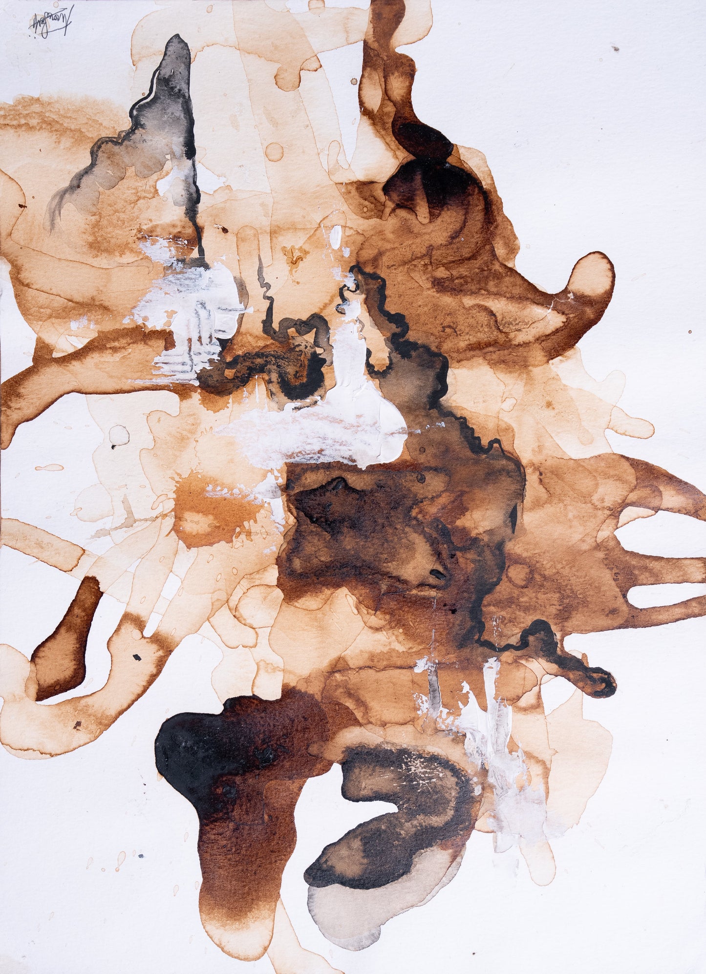 Painting (Unframed) - Residual Stains Series (Originals) 1-12