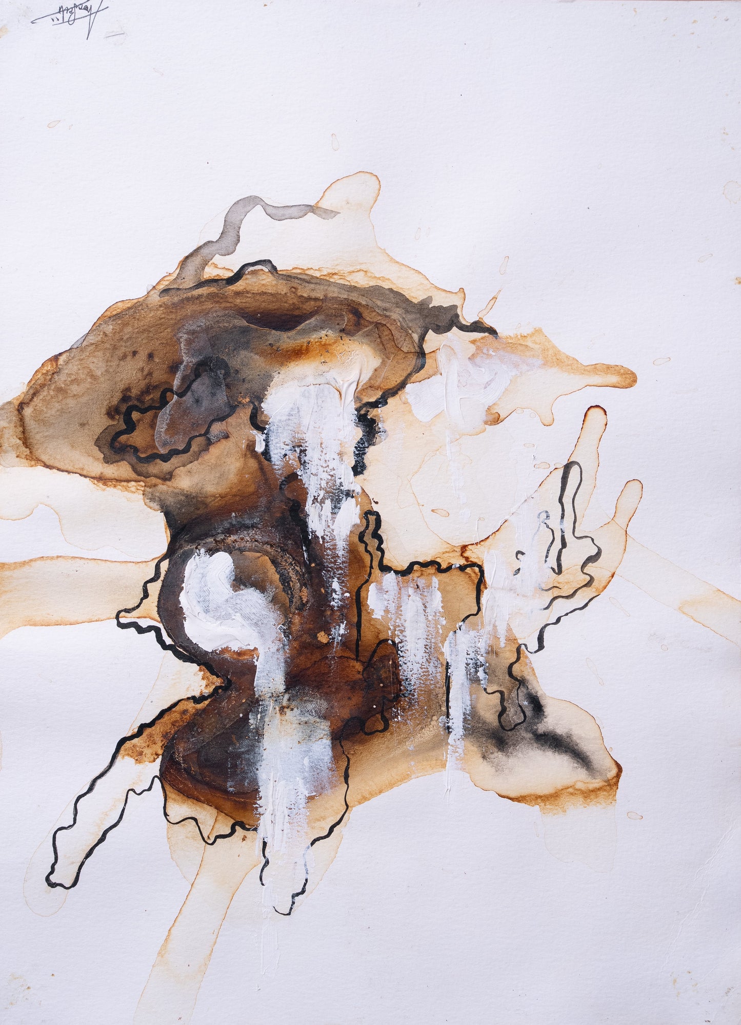 Painting (Unframed) - Residual Stains Series (Originals) 1-12