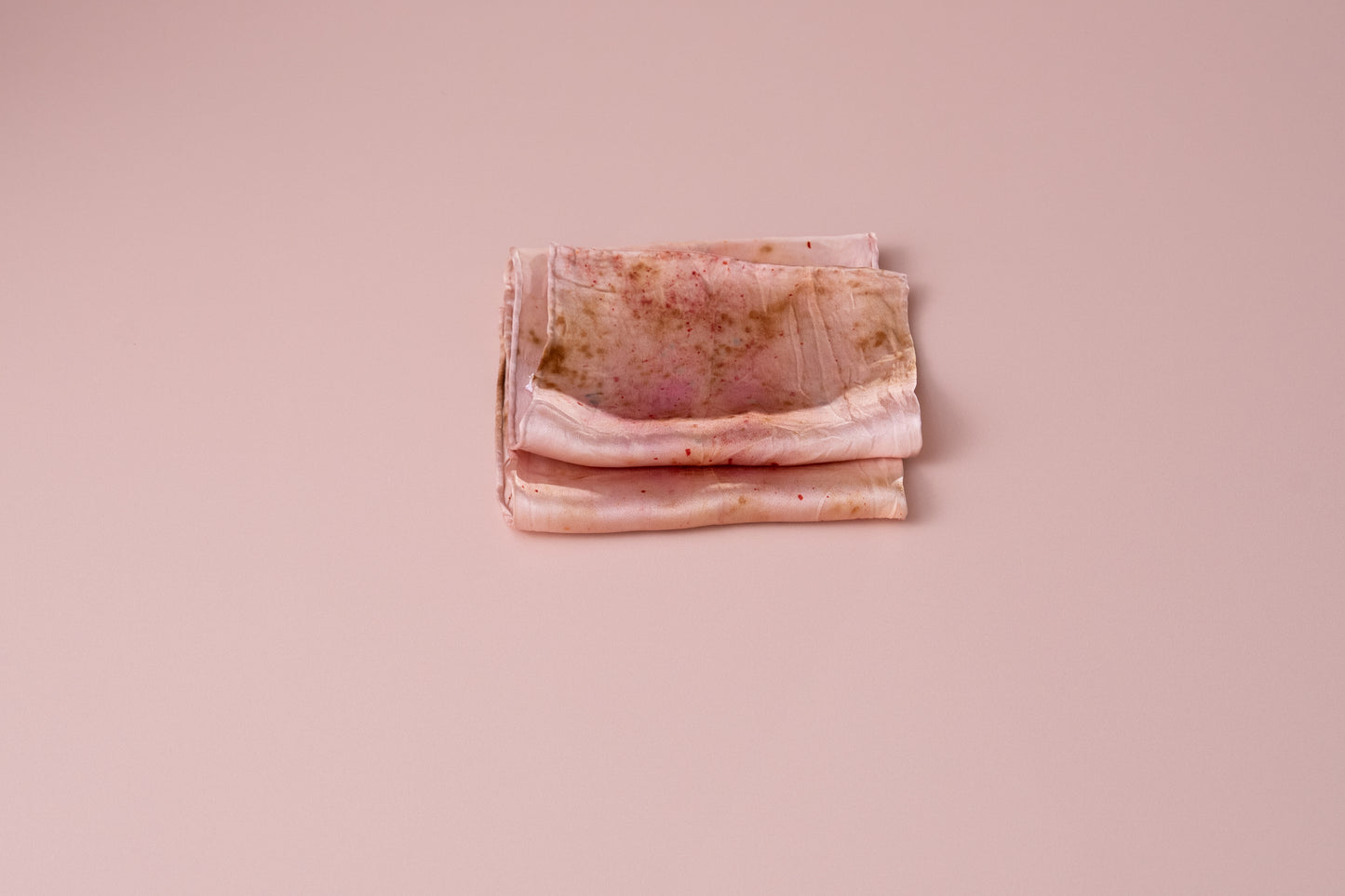 Silk scarf - Super short - Peachy fizz