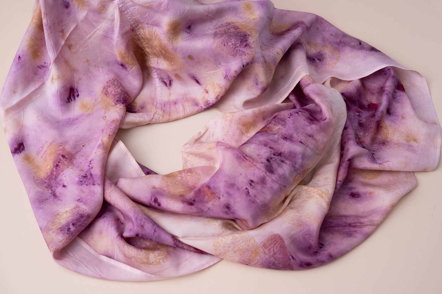 Infinity Scarf (Large) - Habotai Silk Purple