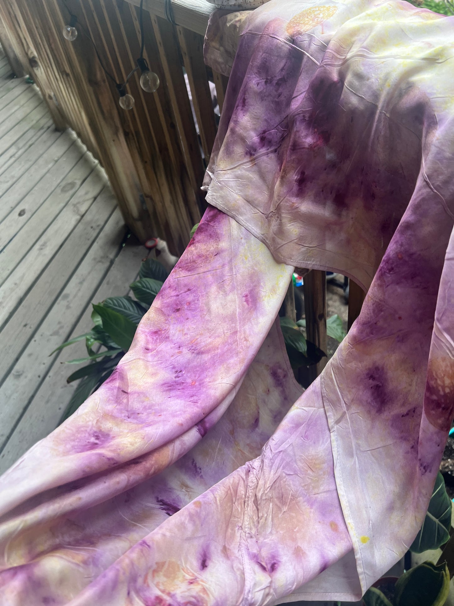 Large habotai silk scarf