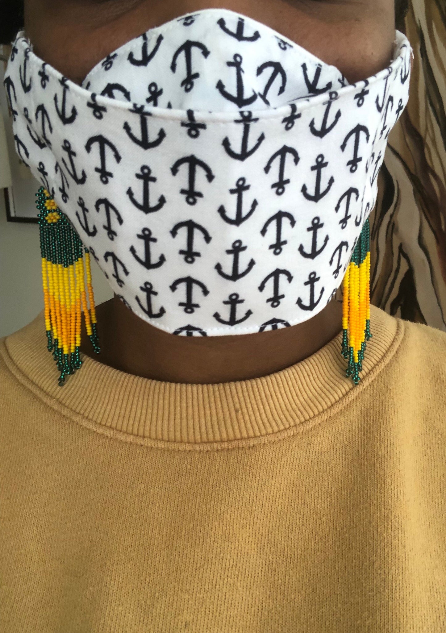 Kente cloth & African Fabric, cloth face masks