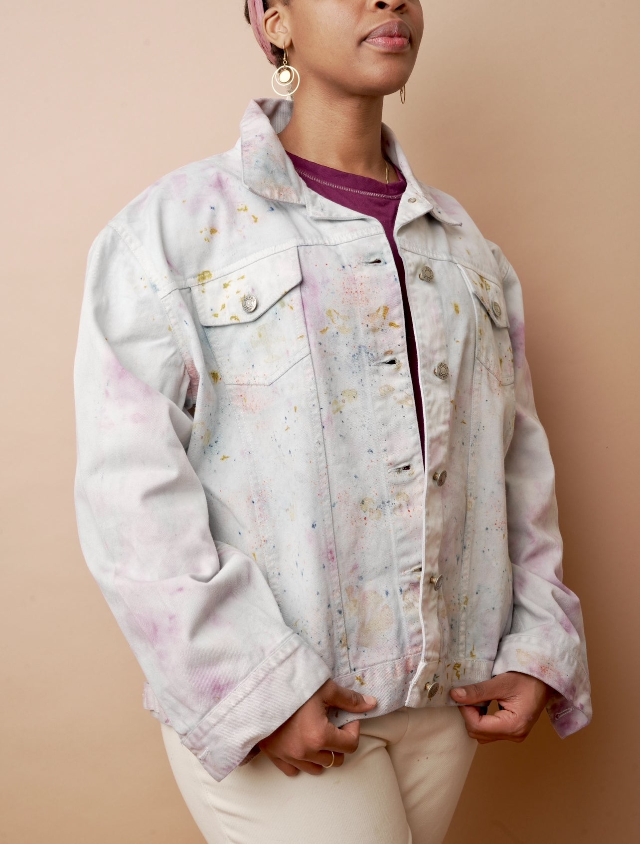 Chico's Denim Blazer, Size 10 Mens