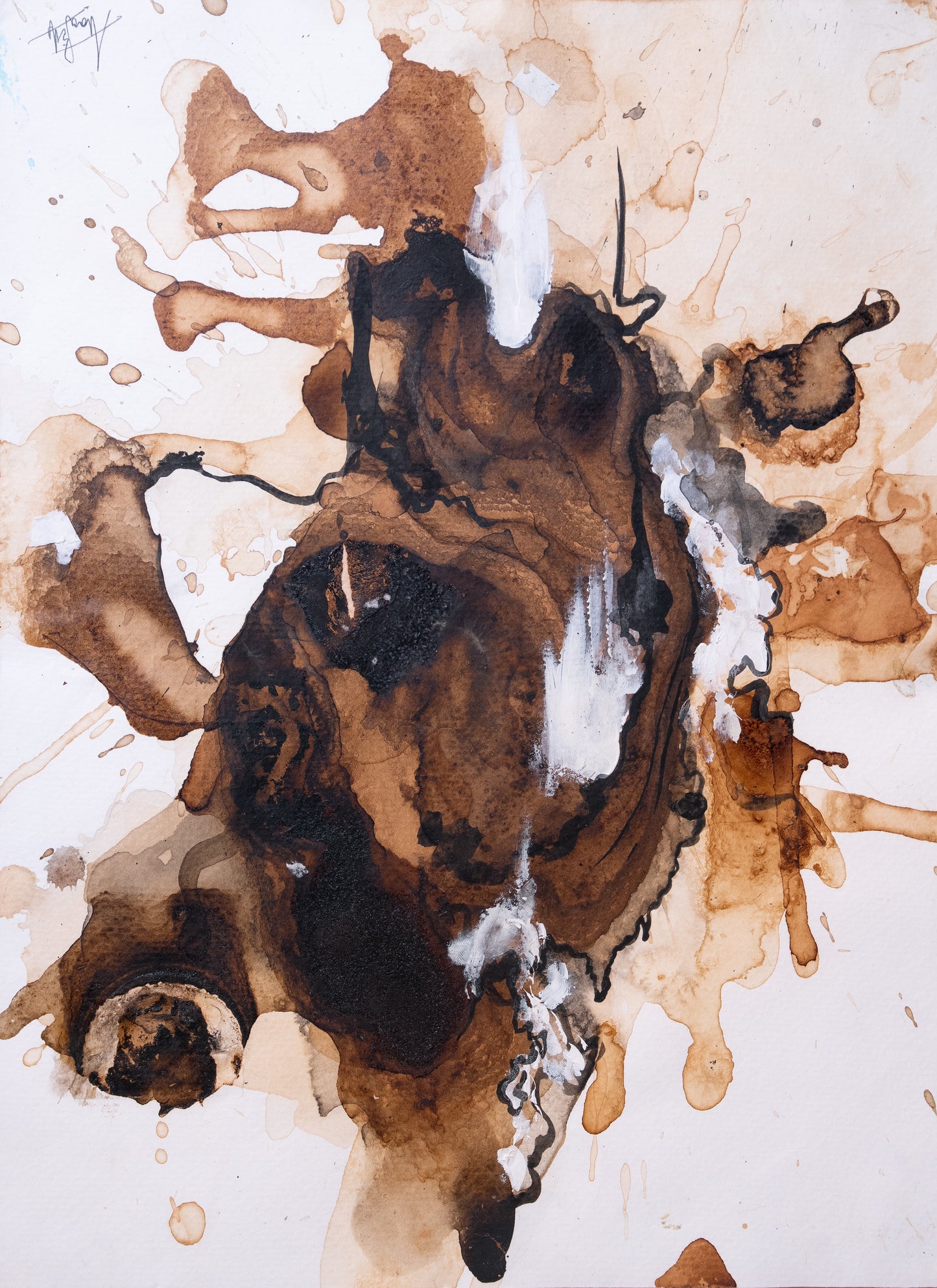 Painting (Unframed) - Residual Stains Series (Originals) 1-12