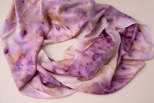 Infinity Scarf (Large) - Habotai Silk Purple
