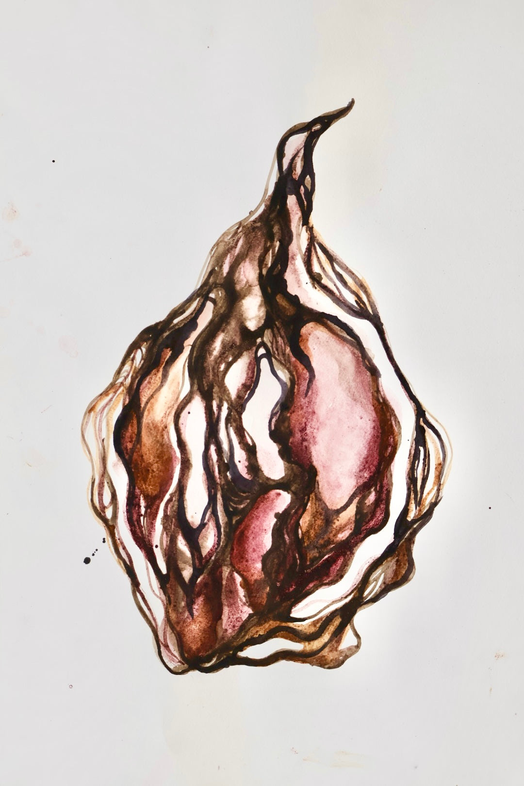 Earth, Tea, Pigment Stained (Original Pigment Paintings on Paper)