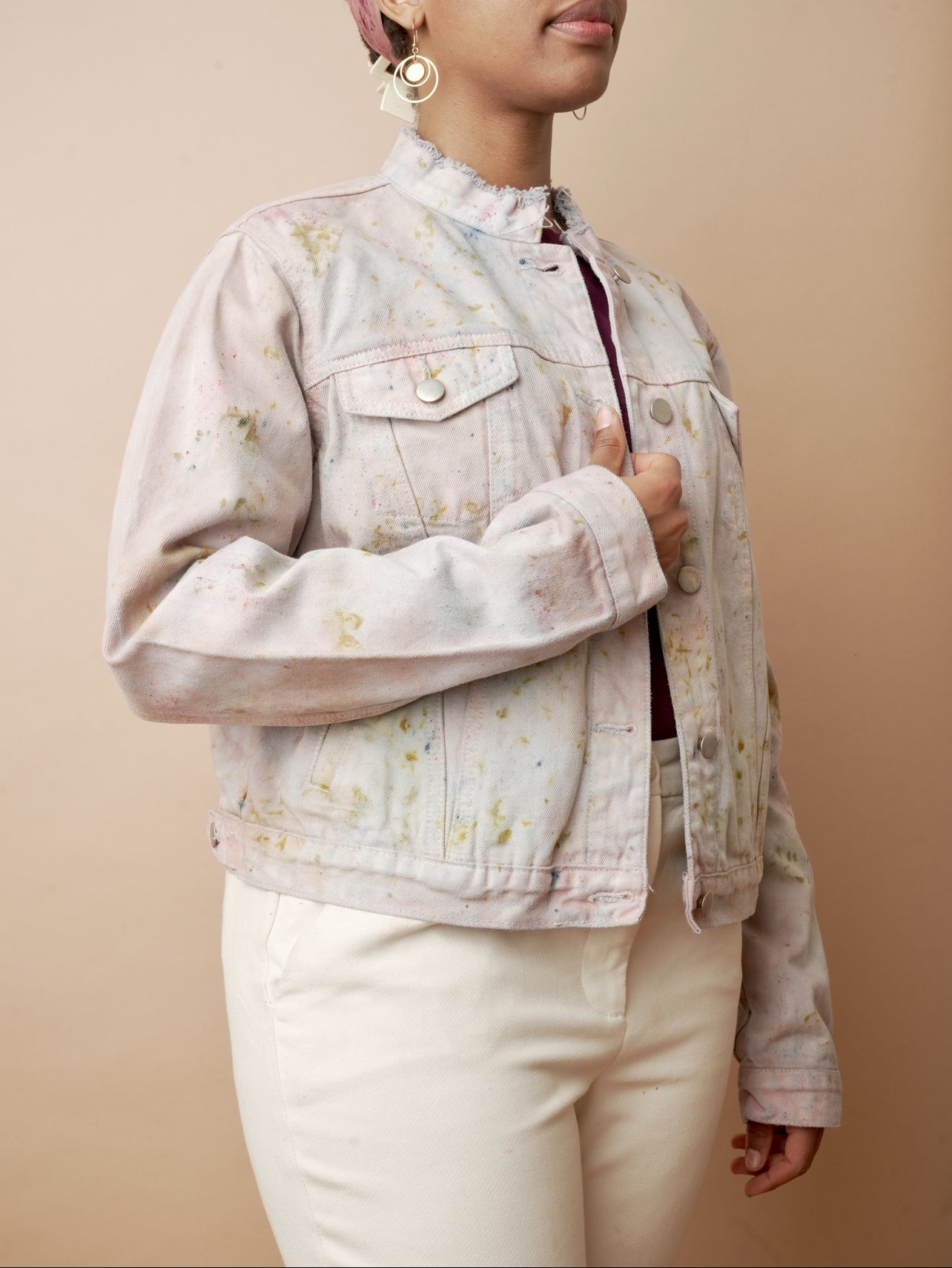 Chico's Denim Blazer, Size 10 Mens