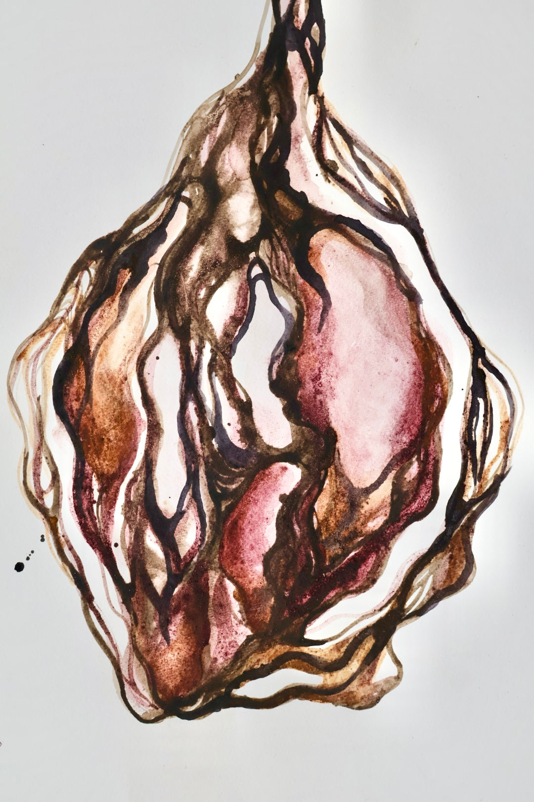 Earth, Tea, Pigment Stained (Original Pigment Paintings on Paper)