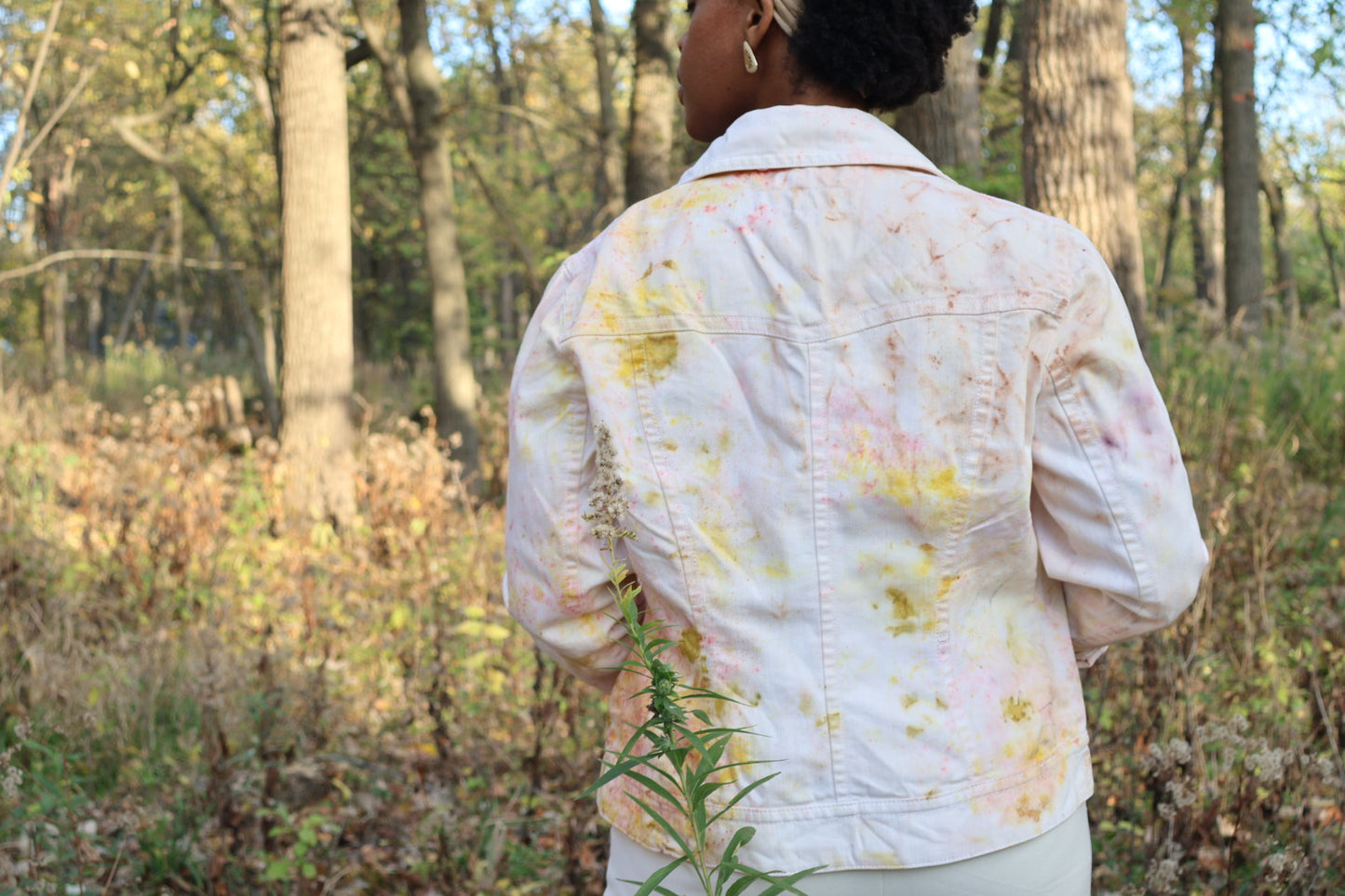 Marigold Blush - Rafaella Denim Blazer, Size 10