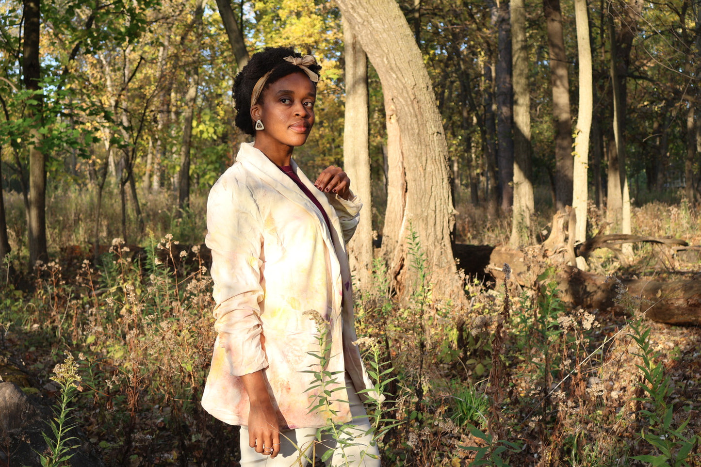 Golden Whisper - Dakota Blue Blazer, Large