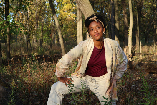 Golden Whisper - Dakota Blue Blazer, Large